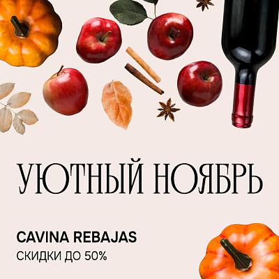 CAVINA REBAJAS – ДЛЯ УЮТНОЙ ОСЕНИ